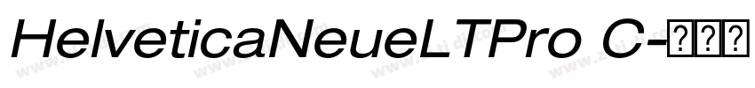 HelveticaNeueLTPro C字体转换
